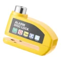 Candado de Freno Disco con Alarma Anaranjado