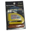 Candado de Freno Disco con Alarma & Accesorios amarillo
