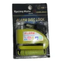 Candado de Freno Disco con Alarma & Accesorios verde