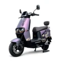 moto electrica morada