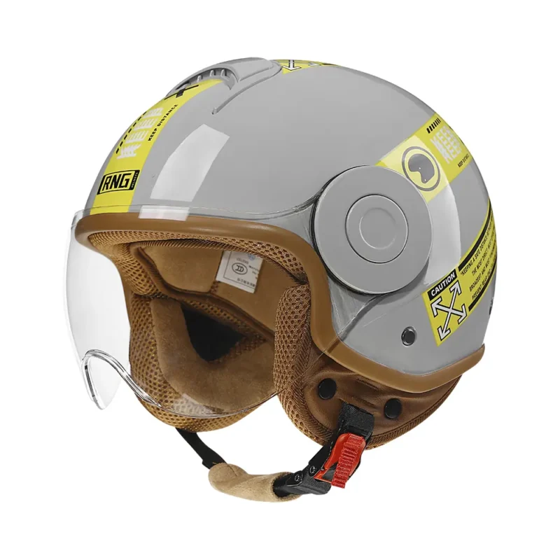 Casco Certificado 3C Abierto Visera Transparente RNG
