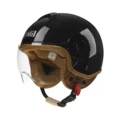casco RNG negro brillante