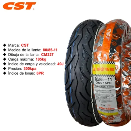 llanta CST 80 85-11 TAILG F7