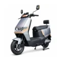 moto electrica deportiva gris