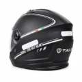 Casco Doble Visor Abierto byb730 negro mate posterior iz
