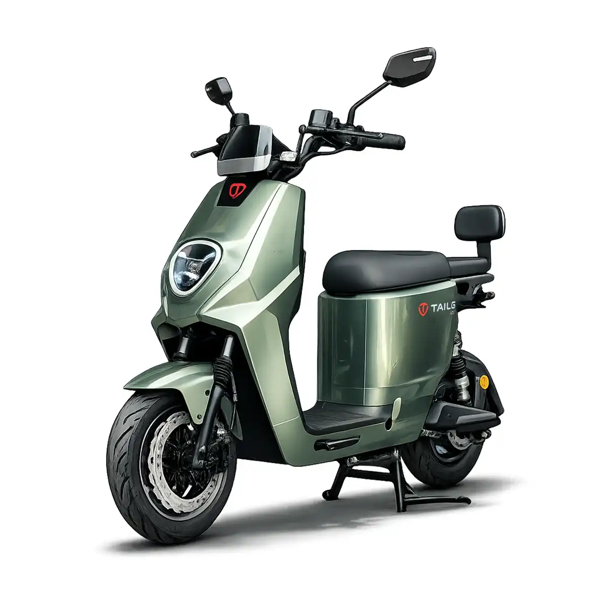 TAILG V10 Litio Extraible LMFP Verde bicimoto con litio extraíble