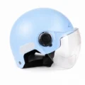 casco bicimoto WG5 celeste x