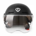 casco bicimoto WG5 negro frontal