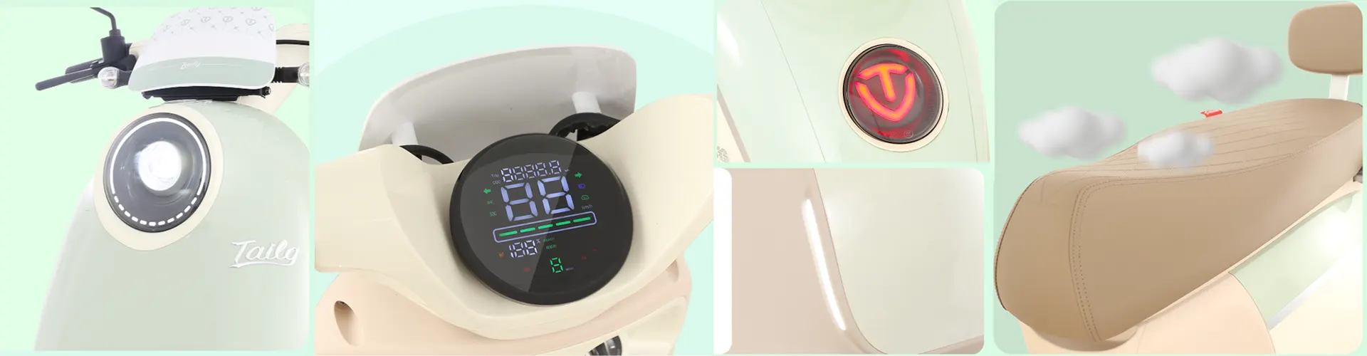 TAILG M1 PLUS moto electrica detalles
