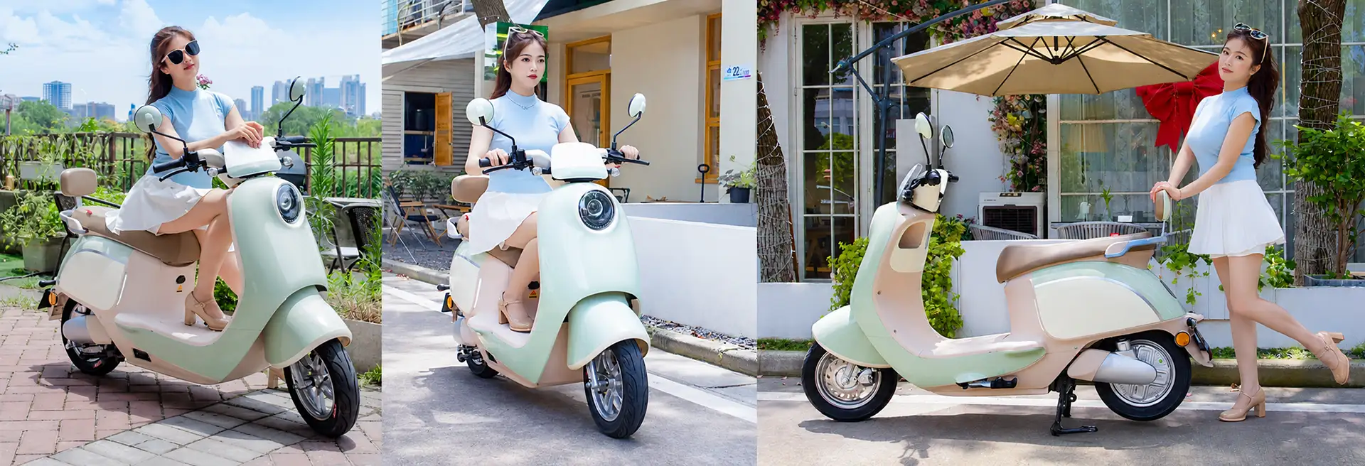 TAILG M1 PLUS moto electrica estilo vintage con cajuela