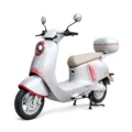 moto vintage con cajuela extra