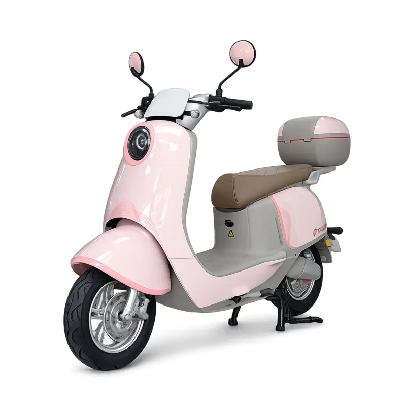 moto vintage rosada