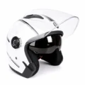 Casco Doble Visor Abierto byb730 blanco tailg