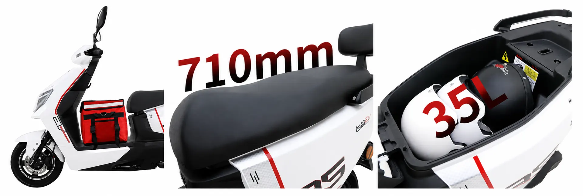 TAILG A1 PLUS moto electrica practica y espacio amplio