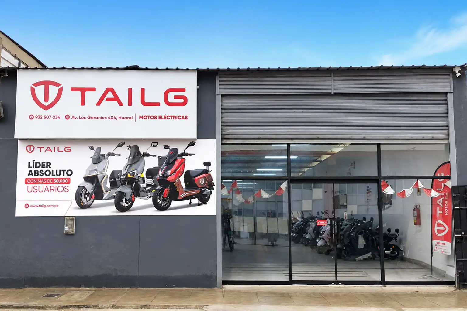 TAILG HUARAL motos eléctricas sede oficial