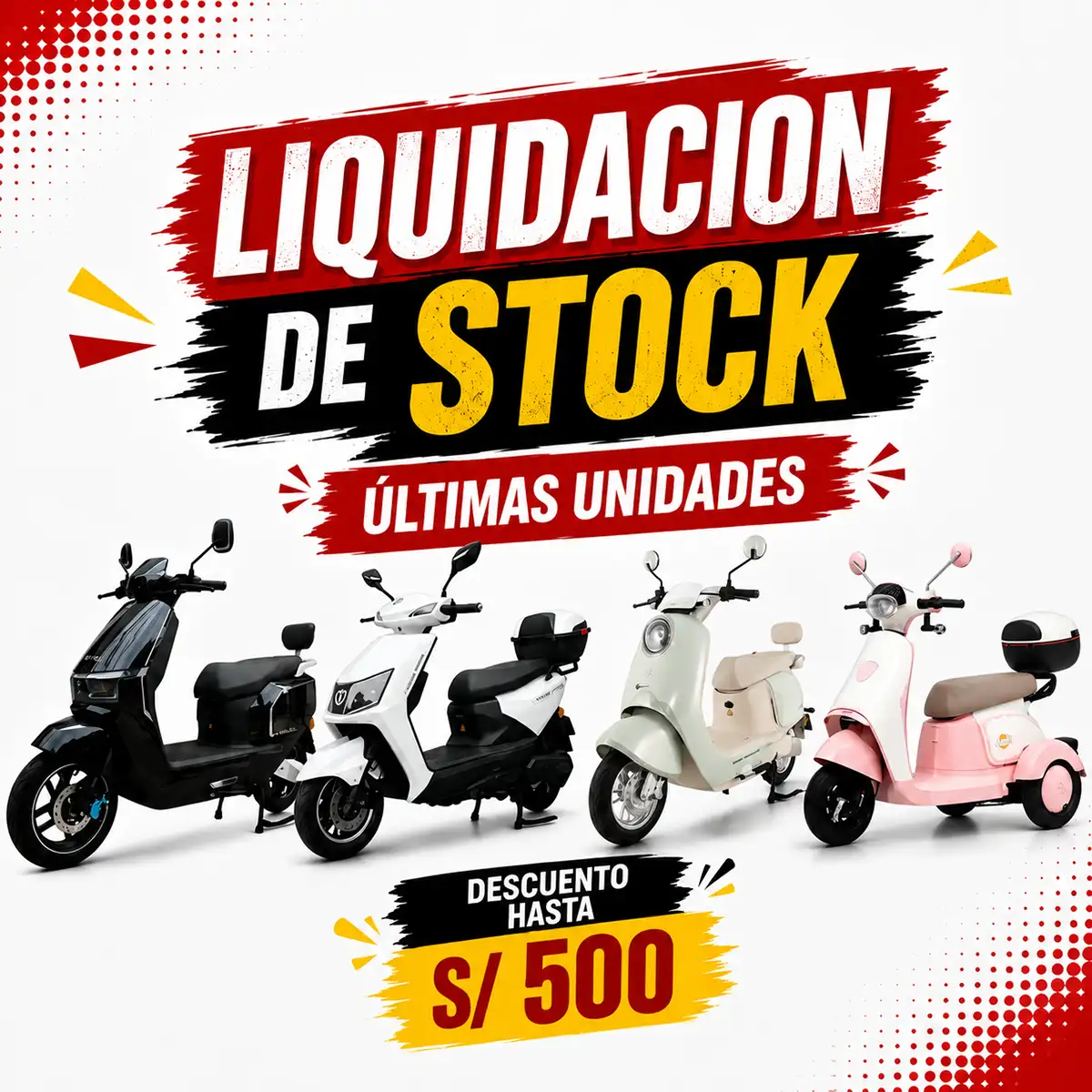 liquidación de stock TAILG ofertas motos electricas