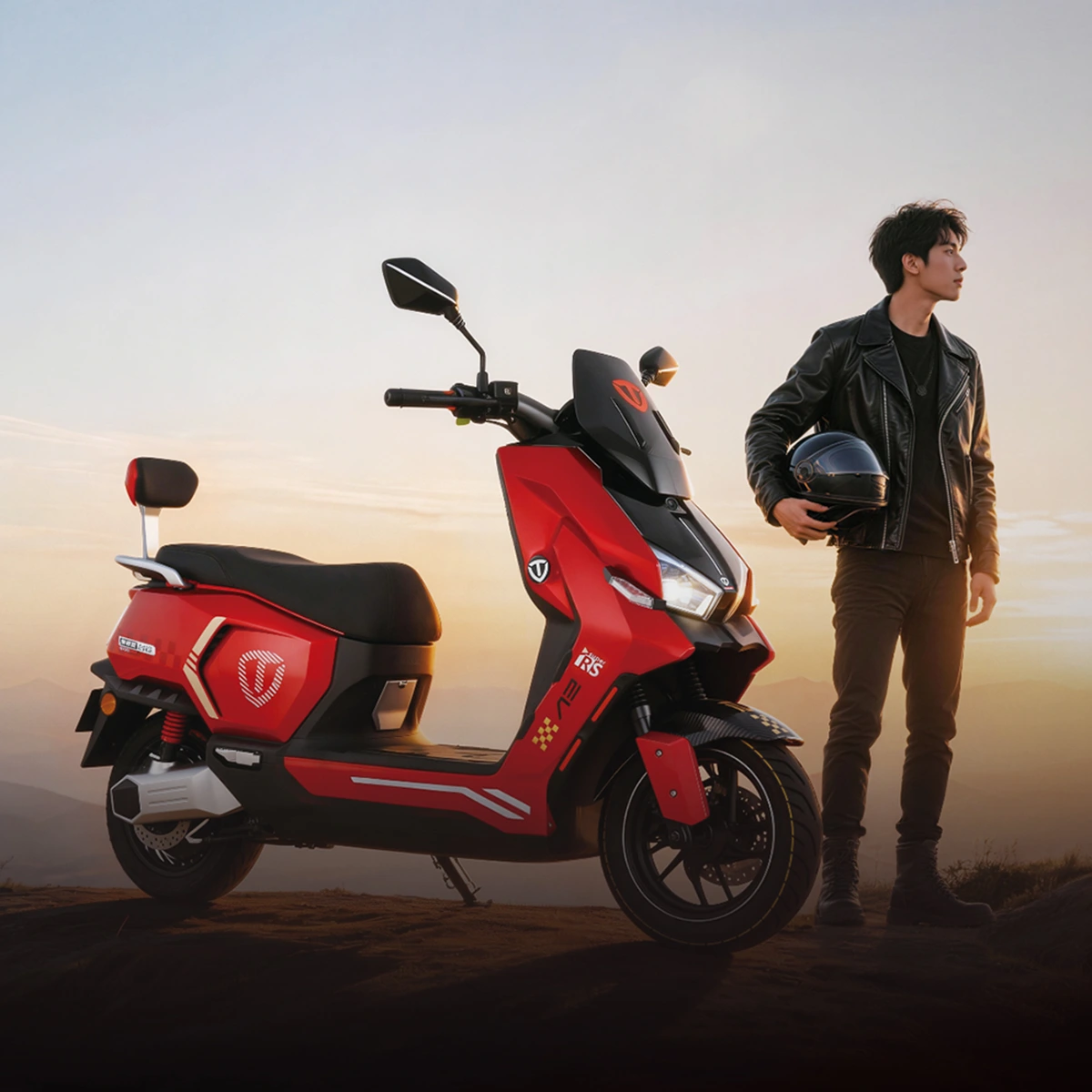 serie mecha deportiva moto electrica en lima